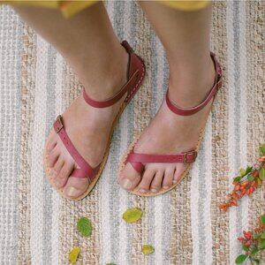 Crupon Nomade in Marsala (dark red), size 40